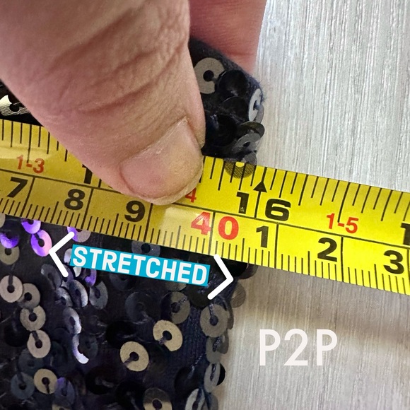 NWT J Crew Navy Sequin Nautical Anchor Sleeveless Tank Top | Size XXS - Picture 6 of 13